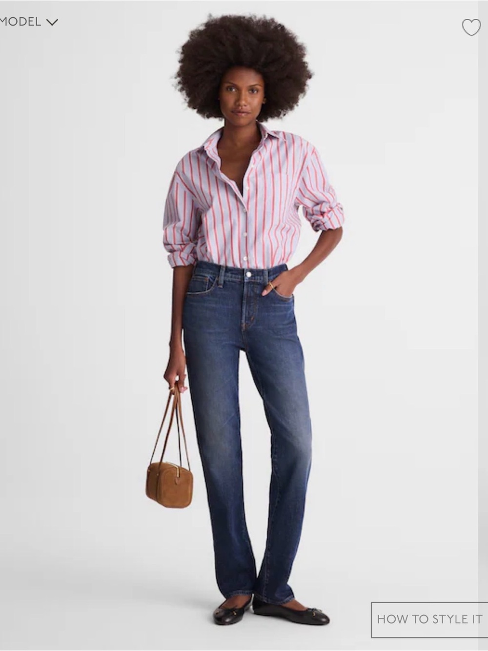 Madewell Longline Straight Jean Sz 25